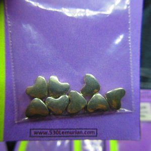 Silver Plated Heart Spacer Beads 8Pcs In Each Package Lot Of 6 Packages